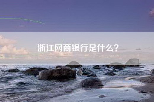 浙江网商银行是什么？