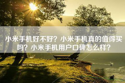 小米手机好不好？小米手机真的值得买吗？小米手机用户口碑怎么样？