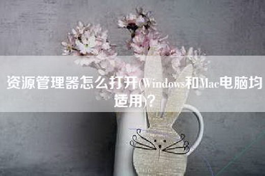 资源管理器怎么打开(Windows和Mac电脑均适用)？