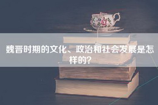 魏晋时期的文化、政治和社会发展是怎样的？